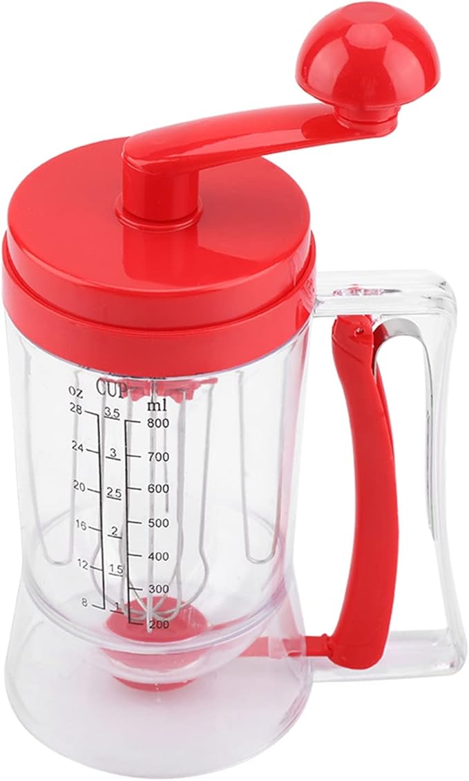 Batter Dispenser,3 In 1 Automatic Pancake Cupcake Batter Dispenser With Cake,Food Grade Dispenser For Pancake,Cupcakes, Waffles, Muffin Mix, Crepes, Cake Or Any Baked Goods