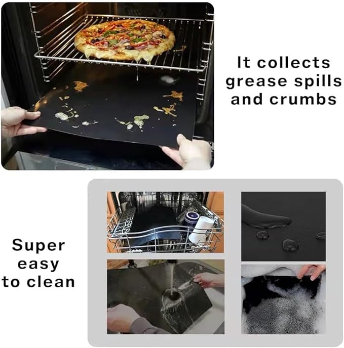 SIUDANGKA Air Fryer Liners Compatible with Emeril Lagasse 26 QT Extra Large Air Fryer, 4 PCS Air Fryer Oven Liners Reusable for Emeril Lagasse Accessories