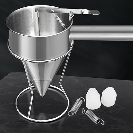 Funnel Spring Replacement Kit for Pancake Batter Dispenser and Octopus Balls Maker 0.66 Inch Stopper Parts for Kitchen Syrup Funnel Repair