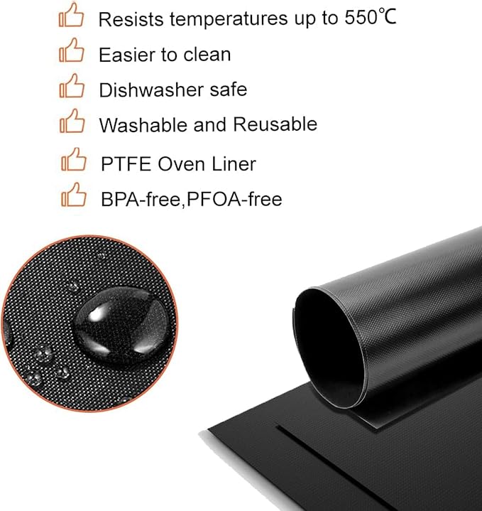 SIUDANGKA 4 Pack Air Fryer Liners for Cuisinart Air Fryer Cuisinart Convection Toaster Oven and Emeril Lagasse 26 QT Extra Large Air Fryer