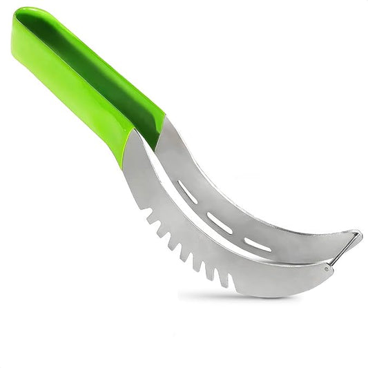 Watermelon Slicer Cutter Tool – Durable Stainless Steel Blade Watermelon Cutter with Ergonomic Handle | Slice or Cube Cantaloupe & Honeydew, Quick, Mess-Free Prep for Summer Snacks, Parties & BBQs