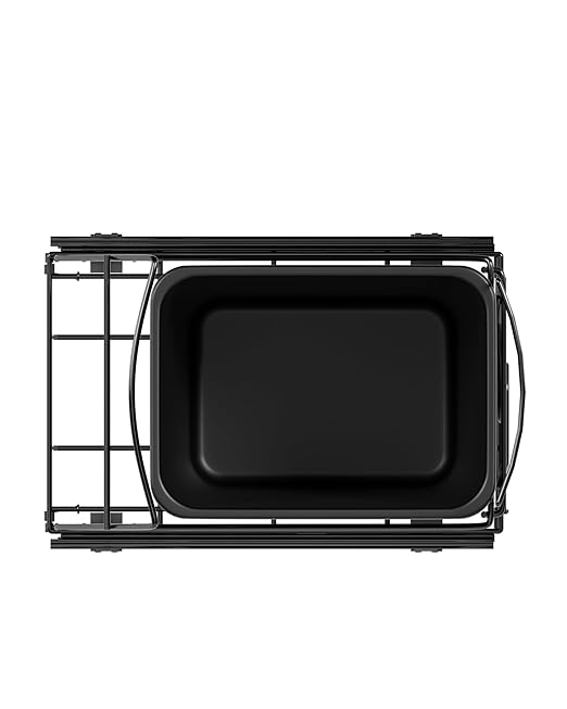 Pull Out Trash Can Under Cabinet Adjustable Trash Can Holder for 7 to 11 Gallon Bin Bottom Mount Slide Out Trash Rack for Narrow Cabinets(Black, No Bin Included)