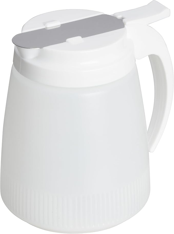 Winco PSUD-48 , Medium, White, Clear, 48 OZ, 1 Count (Pack of 1)