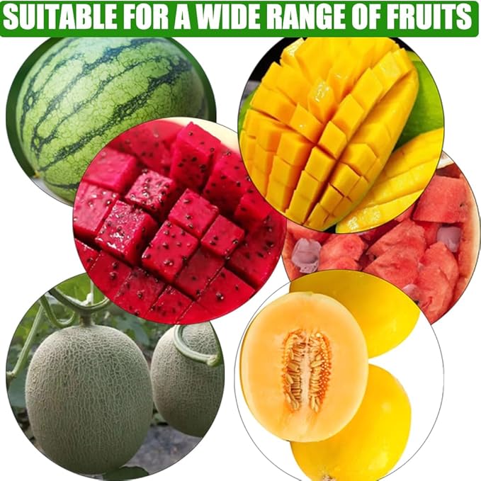 Watermelon Cutter, Watermelon Fork Slicer Cutter, Upgraded 3-in-1 Stainless Steel Summer Watermelon Cutting Tool, Multi-Melon Fruit Forks Slicer Cutter for Party Camping & Kitchen