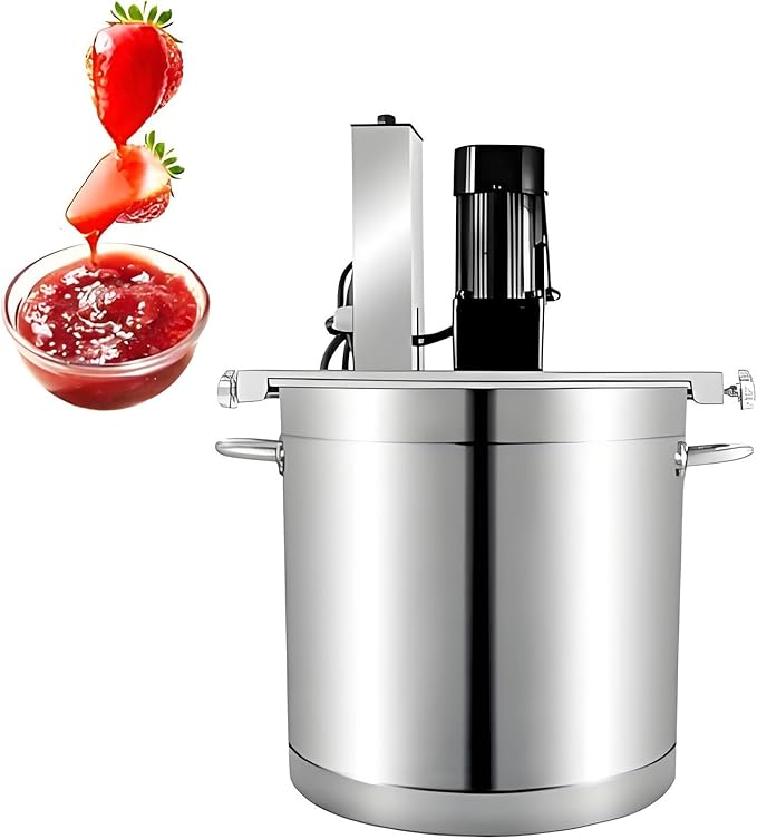Automatic Pot Stirrer Mixer, 30L/40L/50L/60L Pot Stirrer Mixer, Food Mixer, 4 Blade Scraper, for Jams, Sauces, Filling, Hot Pot Seasoning Bottom. 40L