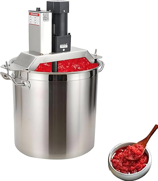 Automatic Pot Stirrer Mixer, 30L/40L/50L/60L Commercial Automatic Stir, Stirring Speed Adjustable, for Jams, Sauces, Filling, Hot Pot Seasoning Bottom. 40L