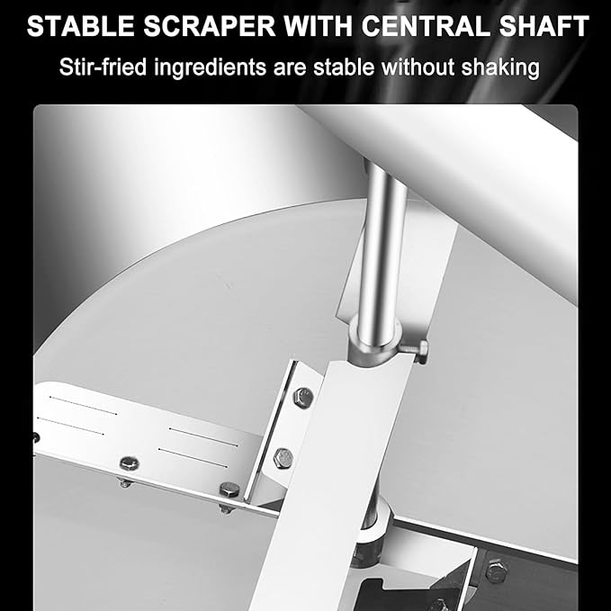 Automatic Pot Stirrer For Cooking, 40~140Large Capacity Heating Mixer Machine, Stainless Steel Self Stirring Pot, For Dessert Shops And Food Stalls,140L-220V