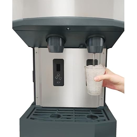 Scotsman Meridian Touchfree Countertop Nugget Ice Maker & Water Dispenser - 500 lb/Day, 40 lb Storage Bin