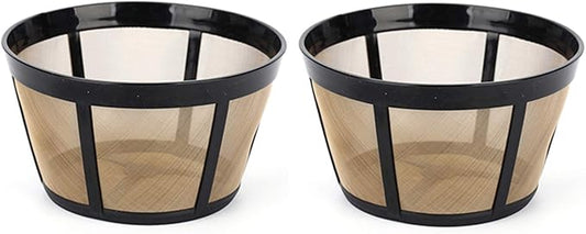 Reusable Coffee Filter, fits BUNN Coffee Maker and Brewer Replaces your BUNN Coffee Filter 8 10 12 Cup Basket and BUNN Permanent Coffee Filter (4.2PCS)
