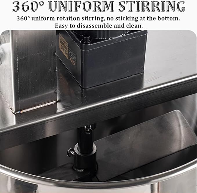 Automatic Pot Mixer with Adjustable Speeds - Self-Stirring Kitchen Gadget for Sauces and Pans, Easy-to-Use Food Tool, Ideal for 20L/25L/40L Cookware (Pot Not Included)