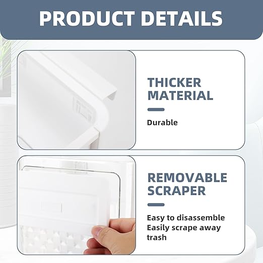 Hanging Kitchen Trash can, Foldable Transparent Trash can, can be Used for cabinets/Cars/bedrooms/bathrooms