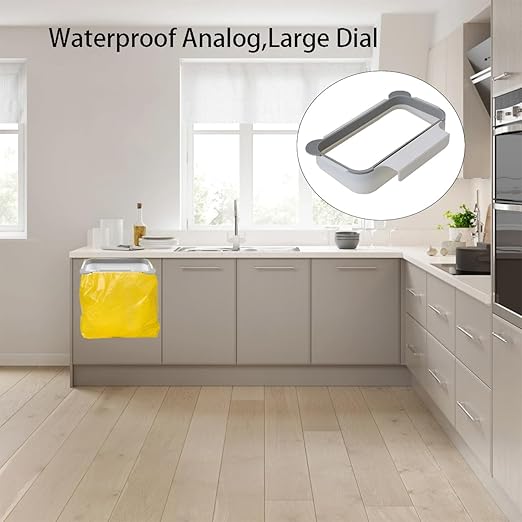 NeilBee Trash Bag Holder Rack Multifunctional Back Design Cute Hanging Trash Garbage Bag Holder for Kitchen Cupboard
