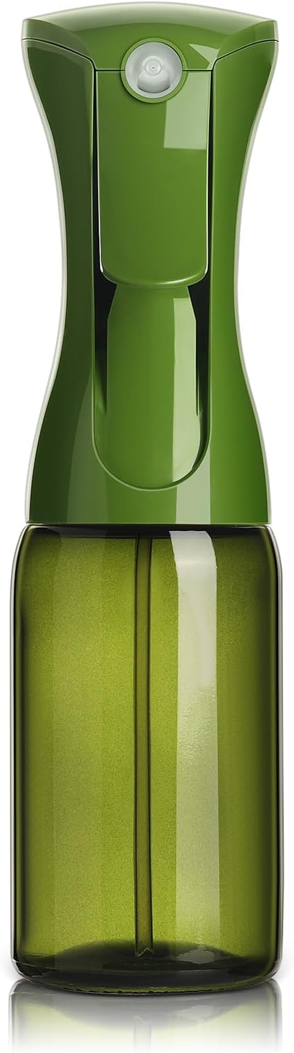 Mistifi Premium Oil Sprayer, Olive Oil Sprayer – Dark Glass Bottle for Cooking, Air Fryer & Salad – Fine Mist, Easy Press – Abyss and Green Set of 2