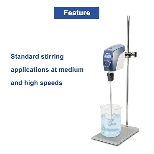 ONiLAB 18900071 316L Stainless Steel 4 Bladed Propeller Stirrer ，50 mm Stirrer Diameter, 8 mm Shaft Diameter, 400 mm Shaft Length