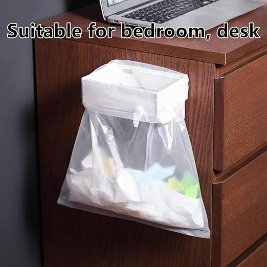 Hanging Foldable Kitchen Waste Bin, Toilet Trash Can, Sealable Garbage Can, No Odor, Space-Saving Design, for Cabinet Door, Bathroom, Desk, RV, Car & Camping, Office