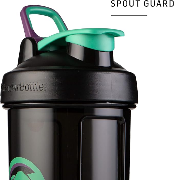 BlenderBottle Marvel Shaker Bottle Pro Series Perfect for Protein Shakes and Pre Workout, 28-Ounce, Captain Marvel