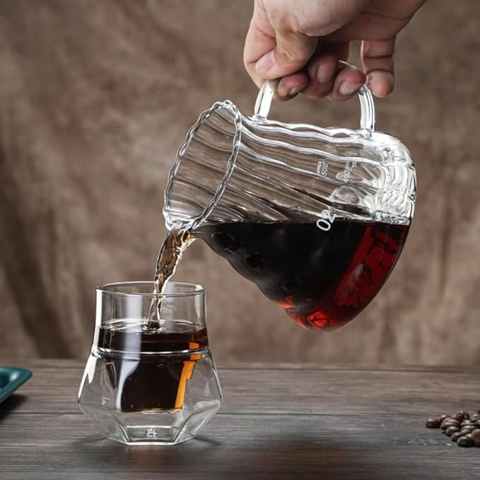 Set of 2 Coffee Cups, Double Wall Glass Anti-scald Cups, Coffe Cups, Tea Mug Insulated 130ml Espresso Cup Perfect for Espresso Latte and Cappuccinos