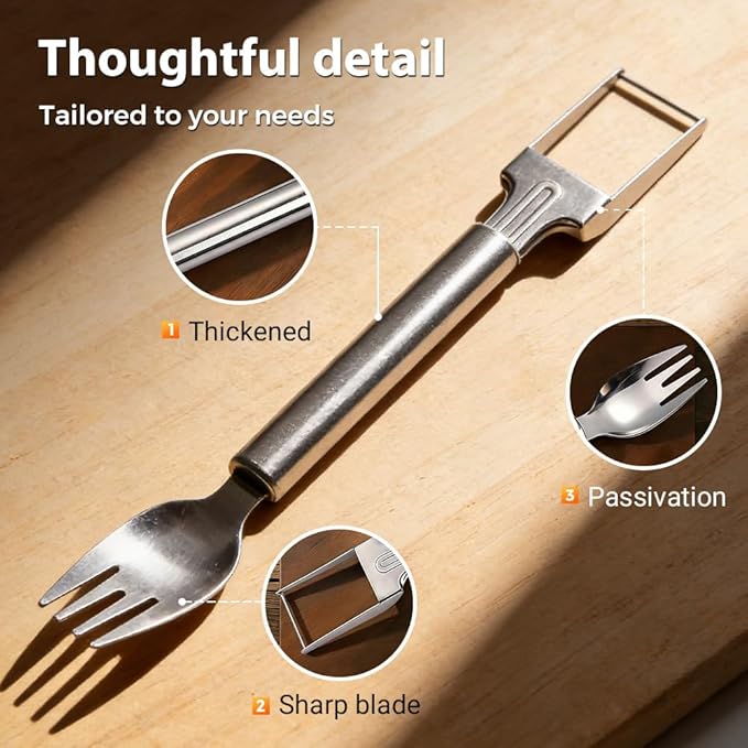 Watermelon Slicer, 2-in-1 Stainless Steel Fruit Cutter and fork,Summer Watermelon Cutter Slicer Tool, Portable Kitchen Gadget for Home Camping Picnics Parties (2)
