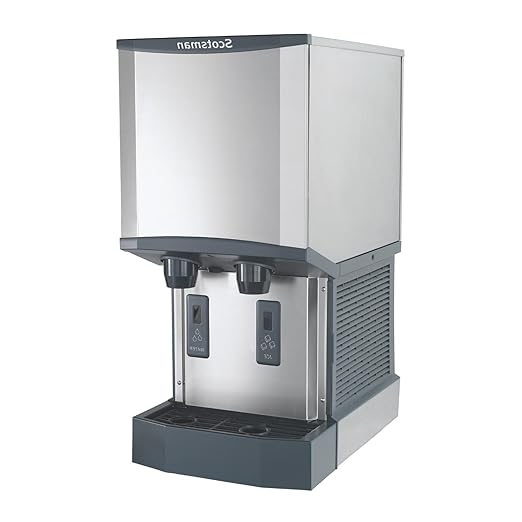 Scotsman Meridian Touchfree Countertop Nugget Ice Maker & Water Dispenser - 260 lb/Day, 12 lb Storage Bin