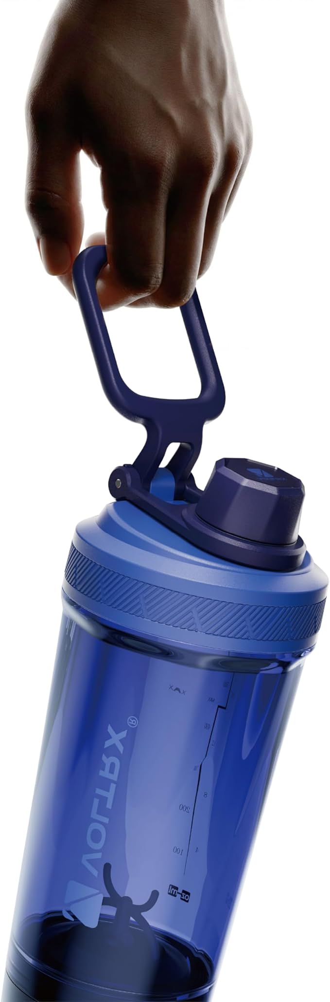 VOLTRX Shaker Bottle, Gallium USB C Rechargeable Electric Protein Shake Mixer, Shaker Cups for Protein Shakes and Meal Replacement Shakes, BPA Free, Made with Tritan, Steel Teal, 24oz