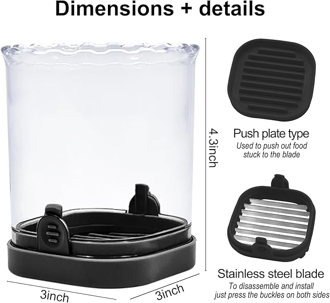 Strawberry Slicer：Fruit Slicer Cup Veggie Salad Speed Cutter for Strawberries Egg Banana Mushroom Cucumber Kiwi the Kitchen Portable Slicing Tool (Black)