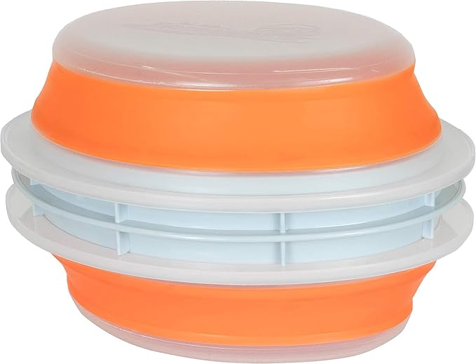 CanCooker Collapsible Plastic Batter Bowl | Mess-Free Breading Shaker Container & Mixer | Ideal for Fish Fry, Fried Chicken, Onion Rings, Wings & More - 5 Pack