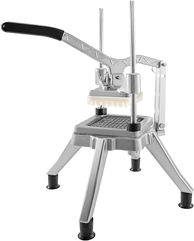 VEVOR Commercial Chopper with 4 Replacement Blades Commercial Vegetable Chopper Stainless Steel French Fry Cutter Potato Dicer & Slicer Commercial Vegetable Fruit Chopper for Restaurants & Home Kitche