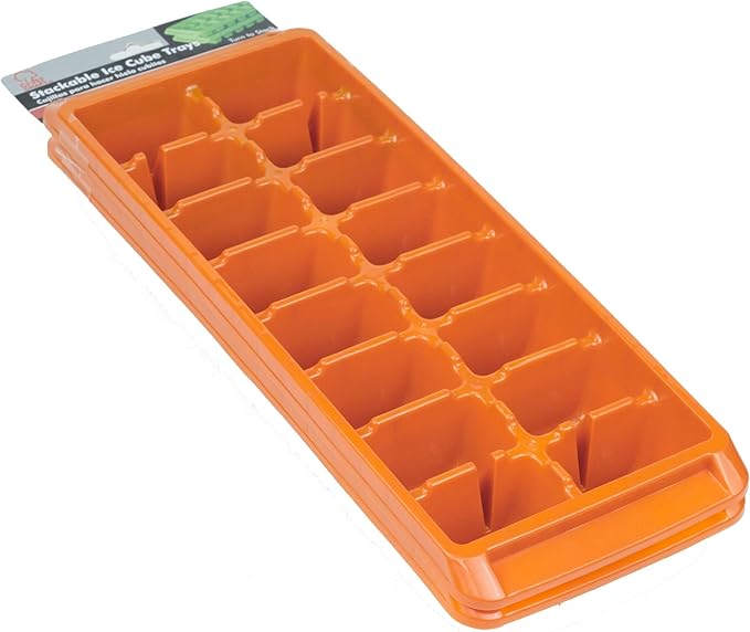 Chef Craft 21846 Select Stack or Nest Ice Cube Tray, 2 pieces, Color May Vary