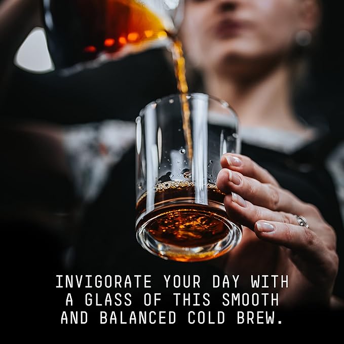 Stone Street Cold Brew Coffee, Low Acid, 100% Arabica, Gourmet Coffee - Breakfast Blend, Medium Roast, Whole Bean, 1 LB