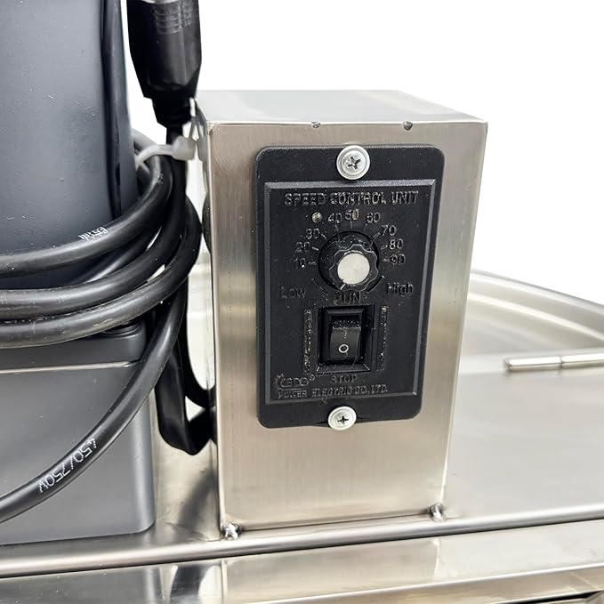 500W Electric Pot Stirrer 98L/25.9gal Automatic Food Mixer with Bottom Rotation Bracket Suitable for Natural Gas, for Soup, Porridge and other Food Mixing 110V