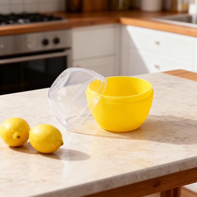 Onion Storage, Avocado Saver Keeper, Reusable Tomato Lemon Holder Storage Container (Lemon Saver)