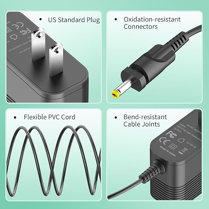 Charger for Ninja Blast Max Portable Blender,Charging Cord Compatible with Ninja Blast Max BC251 Personal Smoothies Cord Replacement