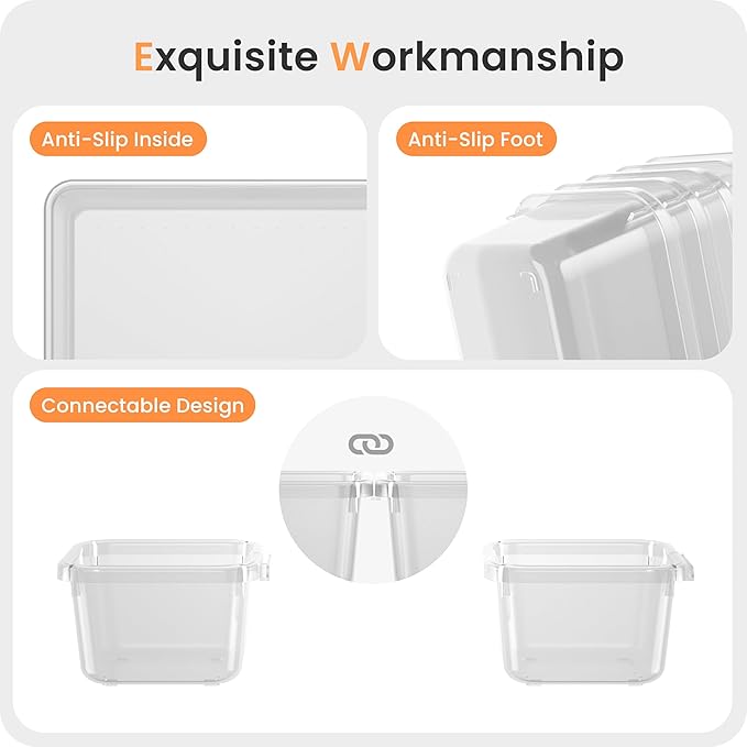 A-LuGei 【XL Size Only Us】 Drawer Organizer, 【𝟱𝗦𝗶𝘇𝗲】 Makeup organizer, 【Holds 177 Items】 Bathroom Organizers and Storage, Organization and Storage, Desk Drawer Organizer for Bathroom Vanity