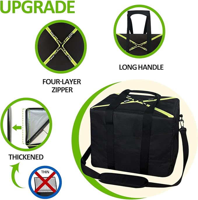All-in-One Party Cooler Bag with Folding Design and Insulated Compartments -GETTOONE Ideal for Tailgating and Outdoor Events!