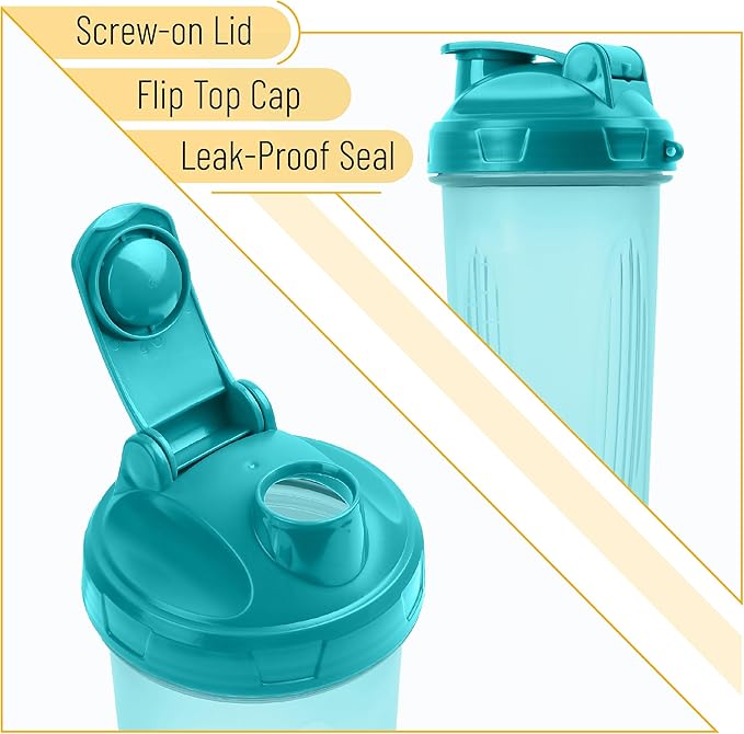 Mr. Pen- Shaker Bottles for Protein Mixes, 28 oz