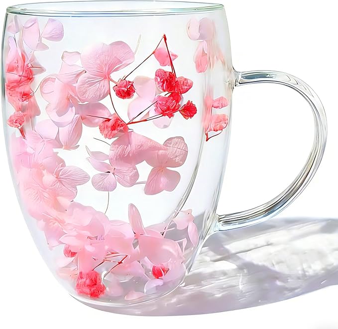 NBHUZEHUA Double Wall Glass Coffee Mugs Insulated Clear Espresso Cups for Cappuccino Tea Latte Hot Beverages Glasses