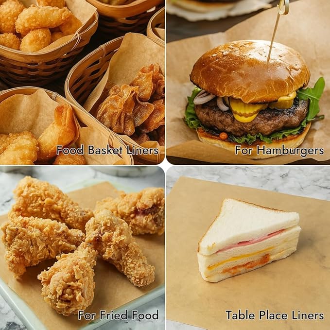 BYKITCHEN 12 Inch Air Fryer Parchment Paper for Ninja Air Fryer SP151 SP351 SP101 SP201 SP301, 120PCS Airfryer Disposable Liners for Ninja Foodi Airfryer Combo, Flip Up Toaster Oven Accessories