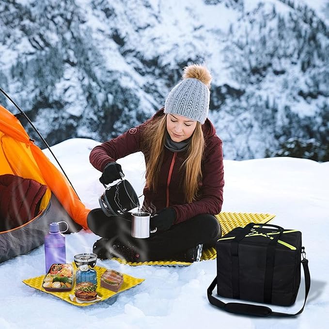 All-in-One Party Cooler Bag with Folding Design and Insulated Compartments -GETTOONE Ideal for Tailgating and Outdoor Events!