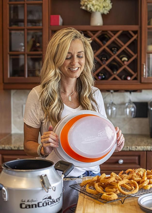 CanCooker Collapsible Plastic Batter Bowl | Mess-Free Breading Shaker Container & Mixer | Ideal for Fish Fry, Fried Chicken, Onion Rings, Wings & More - 5 Pack