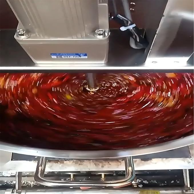 Electric Jam Mixer, 20l,25l,40lautomatic Pot Stirrer Mixer, Stainless Steel Automatic Mixer Machine With 4-Blade Mixing Scraper, For Soup Chili Sauce Beverage Jam Porridge,25L