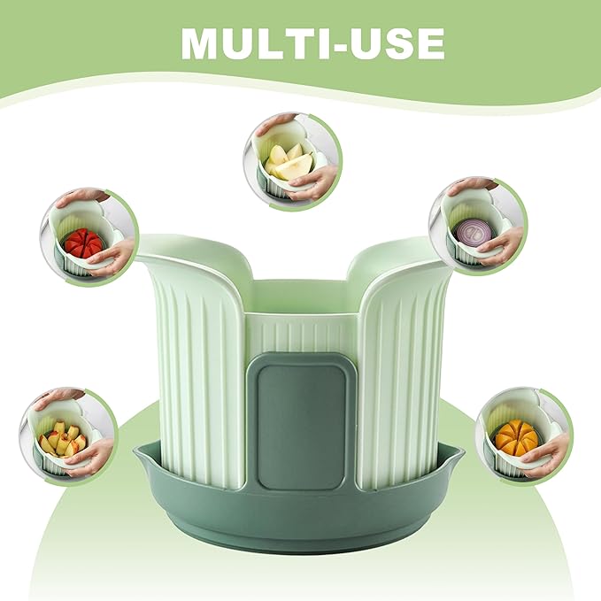 Apple Slicer, Heavy Duty Apple Corer and Slicer with Comfort Handles, 8-Slice Large Apple Slicer for Up to 3.8" Apples, with Extra Tomato & Fruit Cutting Blades