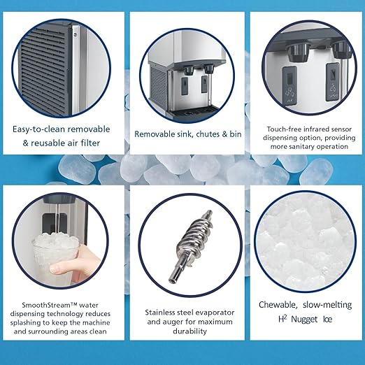 Countertop Commercial Nugget Ice Maker by Scotsman