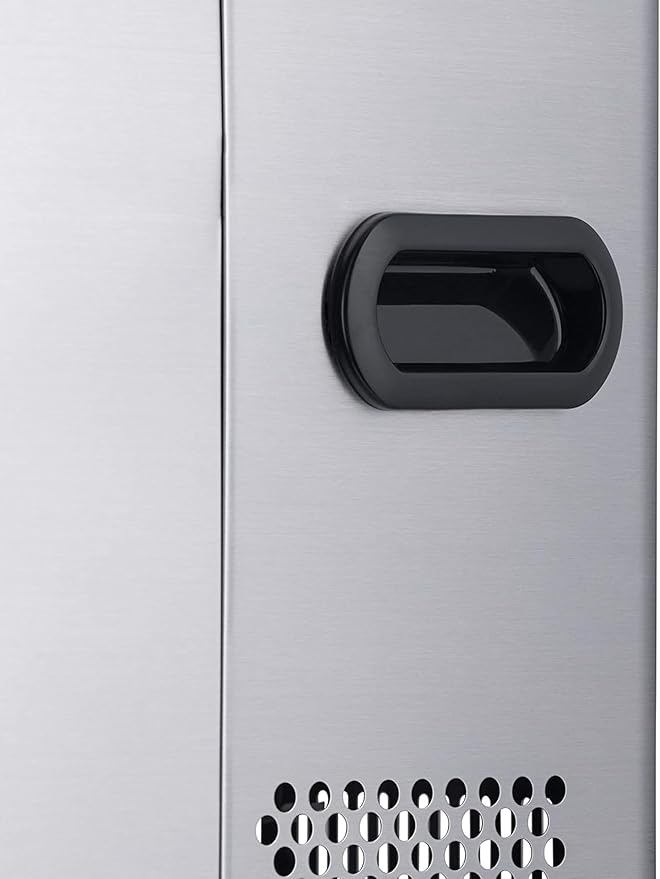 NewAir 50 lb. Countertop Ice Maker | Portable Bullet Ice Machine | 12 Cubes in 7 Minutes, 3 Ice Sizes | Stainless Steel, Self-Cleaning, BPA-Free