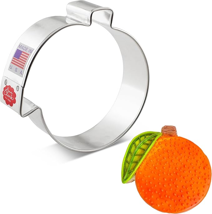 Ann Clark Orange Cookie Cutter, 3-1/4" Made in USA