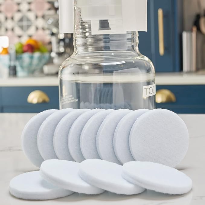 Essential Values 12-Pack Toddy Filter Replacement, Coffee Filters - Reusable Coffee Filters - Replacement Coffee Filter for Toddy Cold Brew System | Round Coffee Filter - Toddy Cold Brew System Filter
