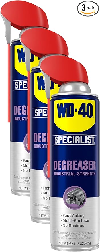 WD-40 Specialist Degreaser, Industrial-Strength, 15 OZ (Pack of 3)