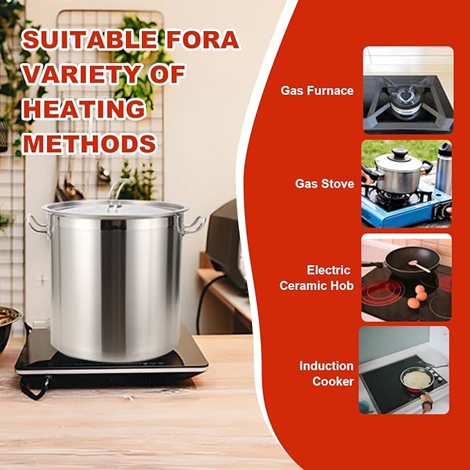 40L Automatic Food Mixer 110V 180W Stainless Steel Food Mixer Hot Pot Seasoning Bottom Soup Sauce Stirrer Frying Machine, One-button start, Adjustable stirring speed, Adjustable mixing scraper