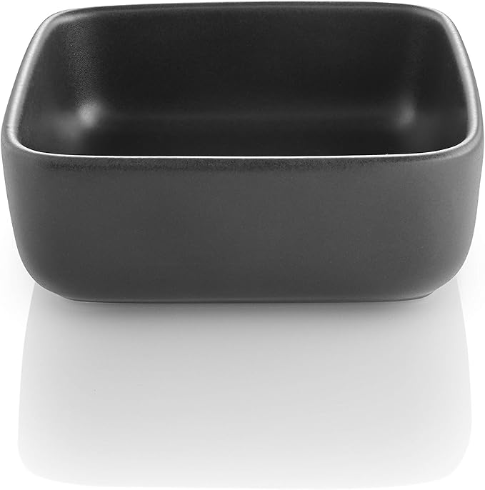 Eva Solo | Nordic Kitchen Stoneware Square Dish | 11x11cm | Danish Design & Functionality | Tools Kitchen Gadgets & Accessories