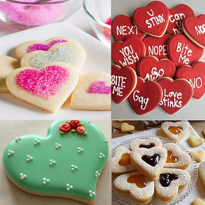 Mickey Love Heart Cookie Cutter, Pack of 5,Set of 2