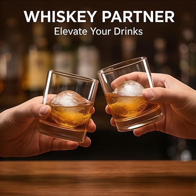 2026 New 3D Cat Ice Cube Mold: Bulldog Whiskey Ice Cube Mold Tray Set Molds Small For Freezer Mini Cat Shaped Silicone Tiny Block Shaved Plunge Cooler Cute Cocktails With Lid Fancy (Golf Ball)